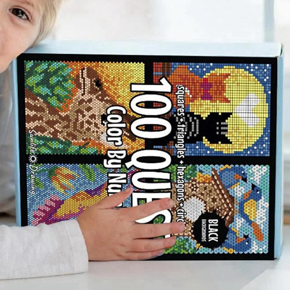 BAAU Colorful Digital Painting Book for Exploration and Creativity for Kids