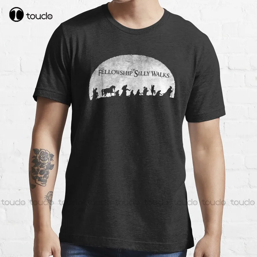 

The Fellowship Of Silly Walks Trending T-Shirt Custom Shirts Make Your Design Fashion Tshirt Summer Xs-5Xl Unisex Retro Tshirt