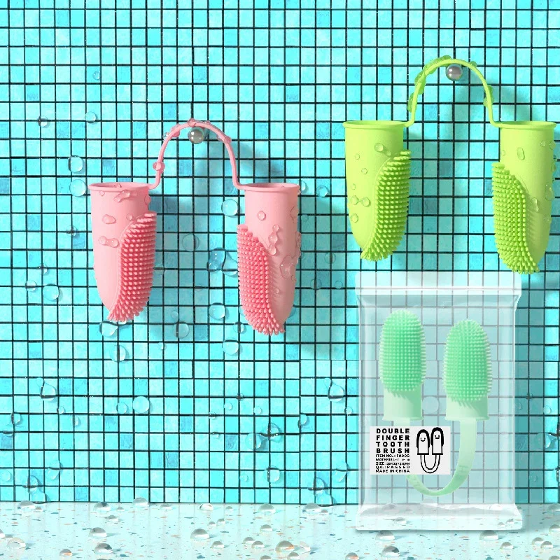 

Tooth Cots Puppies Mouth Gel Toothbrush Supplies Brush For Finger Pet Dogs The Clean Enamel Silica Cat