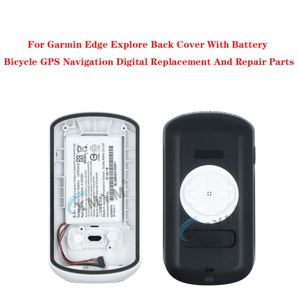 

For Garmin Edge Explore Back Cover With Battery Bicycle GPS Navigation Digital Replacement And Repair Parts