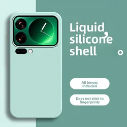 Luxury Liquid Silicone Soft Shockproof Phone Case Cover for Xiaomi Mi 11 Ultra (Cyan)