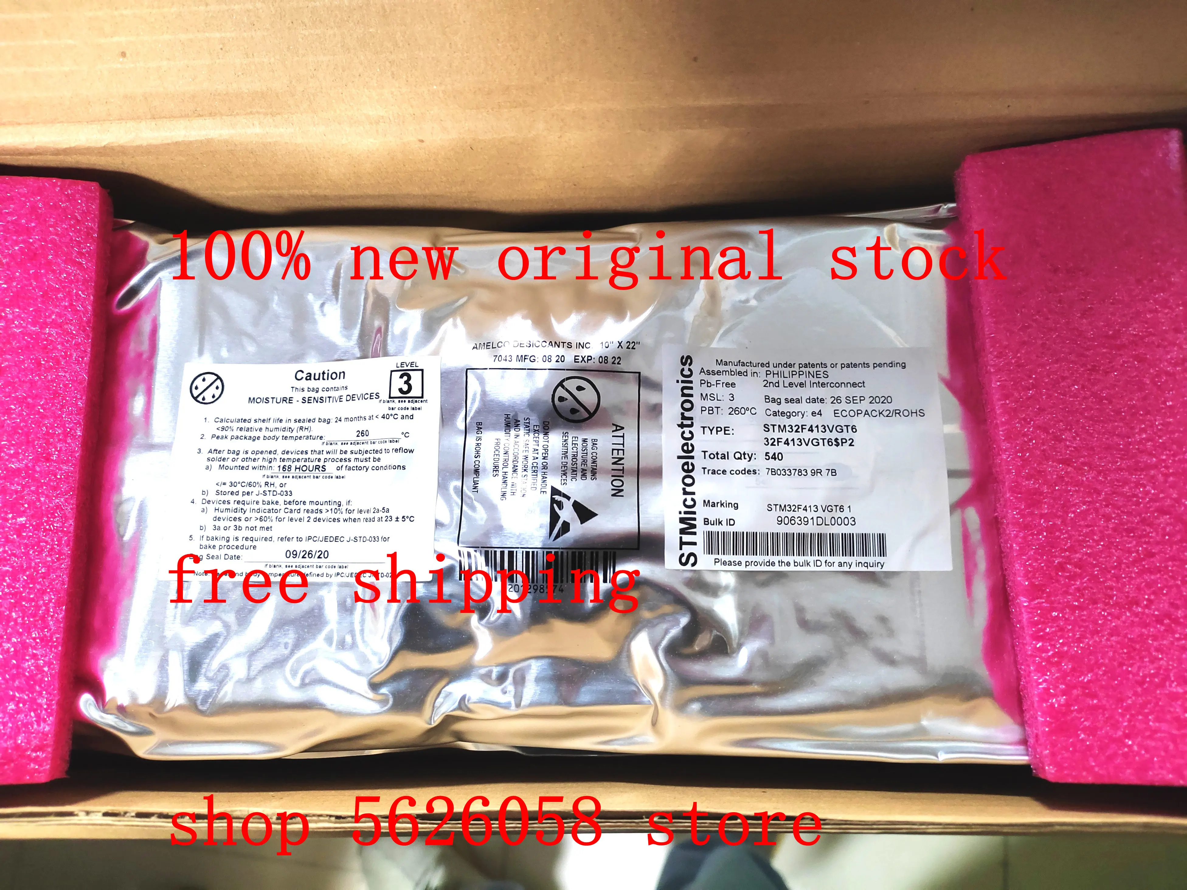 

1 шт./лот STM32F413VGT6 STM32F 413VGT6 STM32F 413 VGT6 LQFP100 100% Новый оригинальный