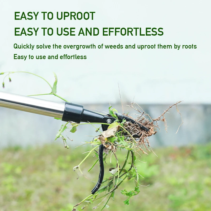 Stand Up Weed puller tool Aluminum Claw Manual Weed Remover Tool for Outdoor Garden Lawn Garden Digging Weeder Gardening Tools