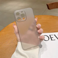 Ultra Slim Transparent Phone Case - Sleek Back Cover Design - iPhone 13 (GRAY)