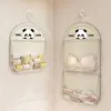 Multi-layer Hanging Storage Mesh Bag Wardrobe Organization Artifact Large Capacity Socks Storage Bags Multi-function Panda 1