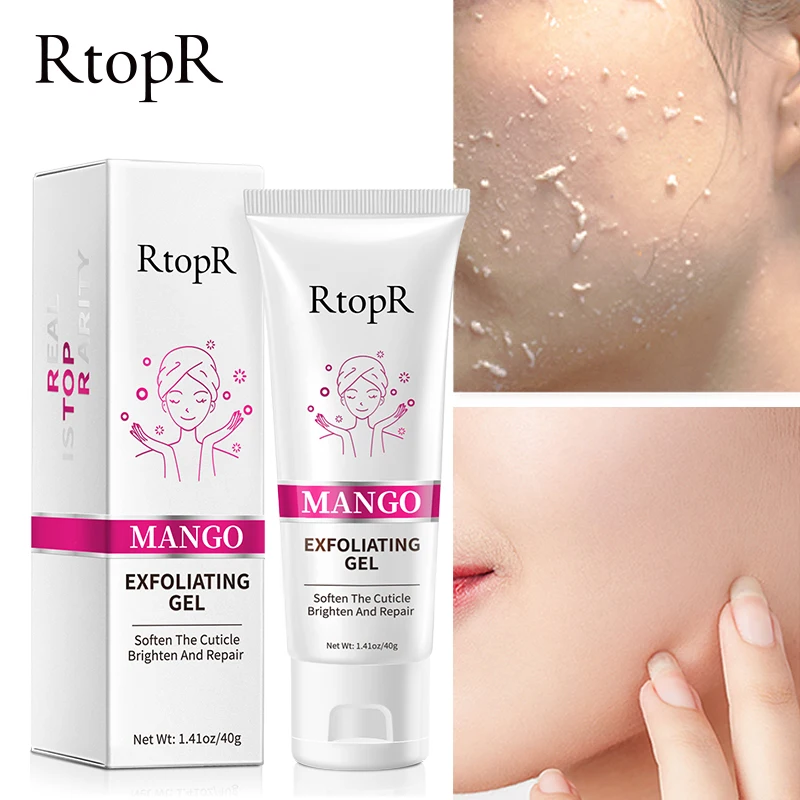 

Mango Facial Exfoliating Gel Cream Whitening Moisturizing Face Peeling Scrub Acne Treatment Deep Cleaning Blackhead Skin Care