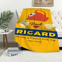 Warm Soft Plush Beer Nap R-Ricard Blankets Sofa rug for Living Room Office Bedroom Home Travel Fashion Kid Birthday Gift Flannel 1