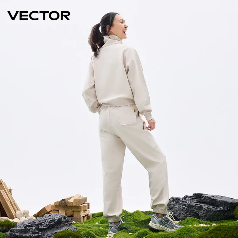 Casual Hoodie VECTOR Men's and Women's Spring and Autumn Half Open Hoodie Warm Coat Pants Suitable for Climbing Fishing Hiking Outdoor Sports