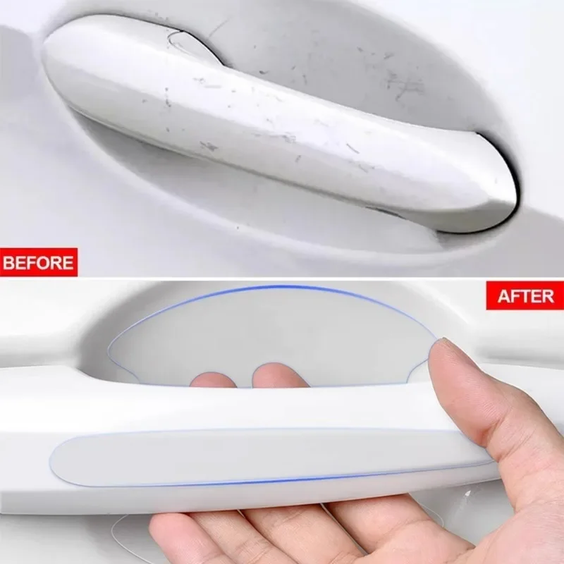 Invisible Car Door Bowl Handle Protective Sticker Anti-collision Scratch-resistant Protection Clear Strip Stickers Car Decals car stickers,car door stickers,car reflective stickers,car reflective tape sticker,carbon fiber car stickers