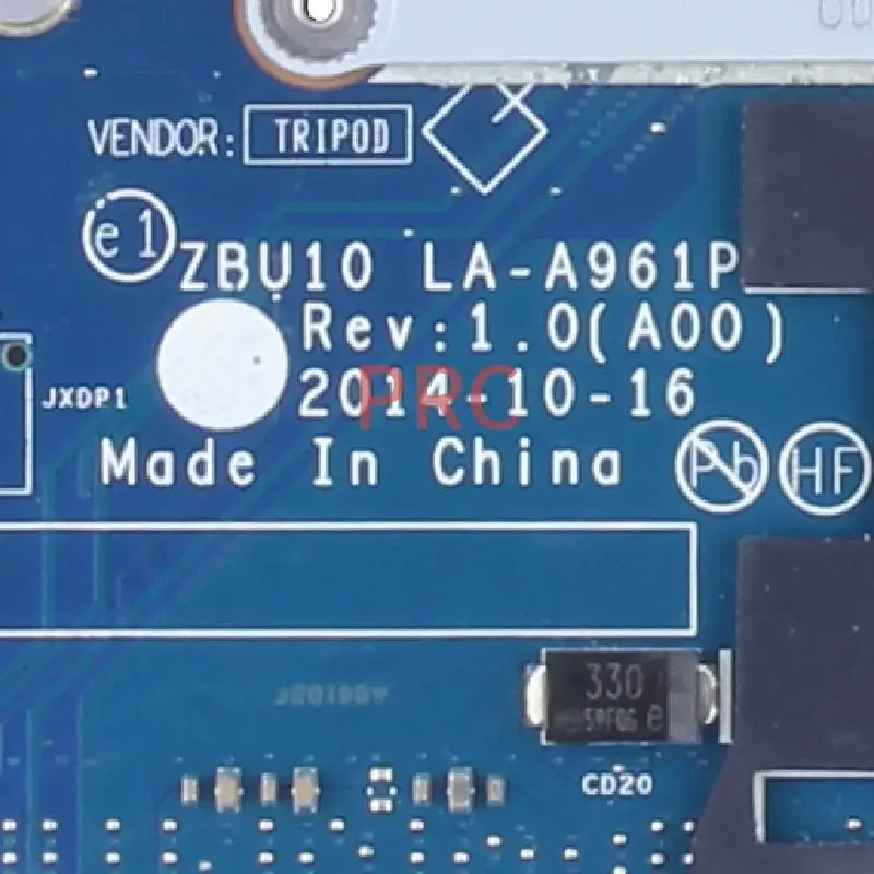 Placa-mãe Portátil para Dell Latitude E7450 La-a961p 0r1vjd 0y15c1 0420pp 0tfvf9 Notebook Mainboard Testado - Imagem 3