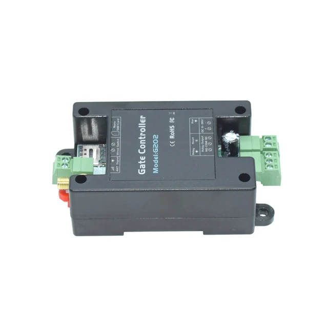 GSM 4G SMS Remote Control Gate Opener G202 Single Relay ON/OFF Switch For Sliding Swing Garage Gate Opener 4