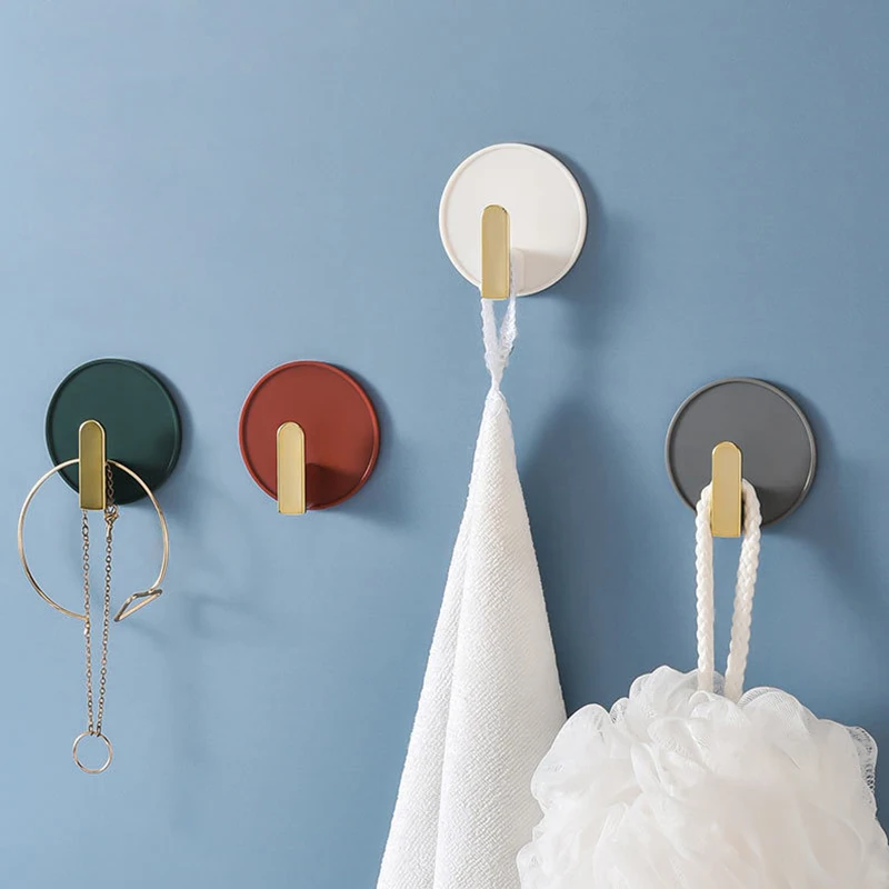 

1PCS Suction wall Hook Strong Suction Hooks Waterproof Bathroom Vacuum Suction Hook Kitchen Towel Hanger Hooks Home Accessories