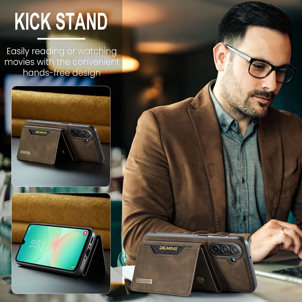 Versatile 2-in-1 Leather Card Holder and Protective Phone Case