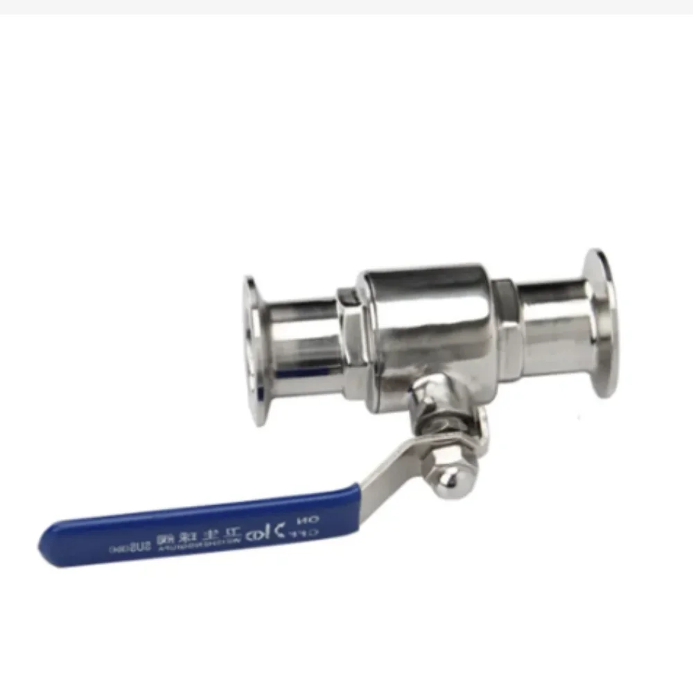 

3/4" 0.75" 19MM Sanitary Full Port Ball Valve Clamp Type Ferrule SS SUS304 New