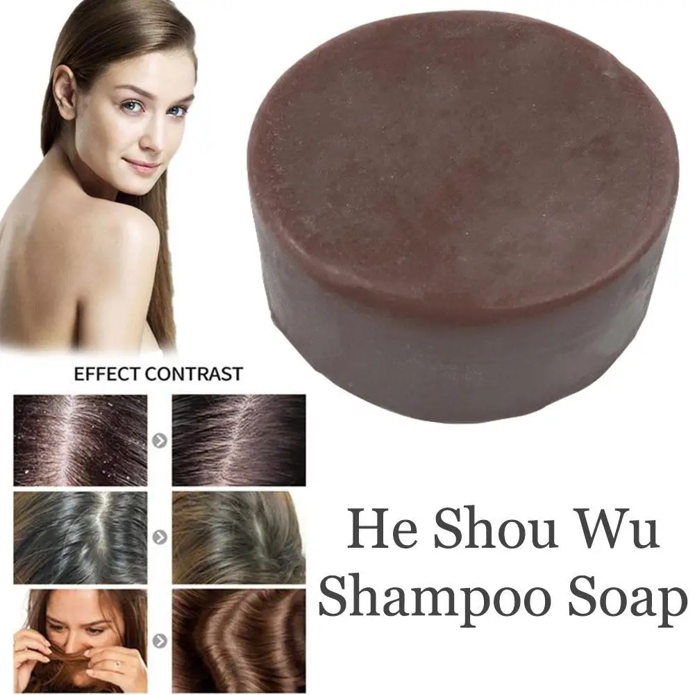 Polygonum Essence Hair Darkening Shampoo Soap Natural Organic Mild Formula Hair Shampoo Gray Hair Reverse Hair Cle - Soap - AliExpress