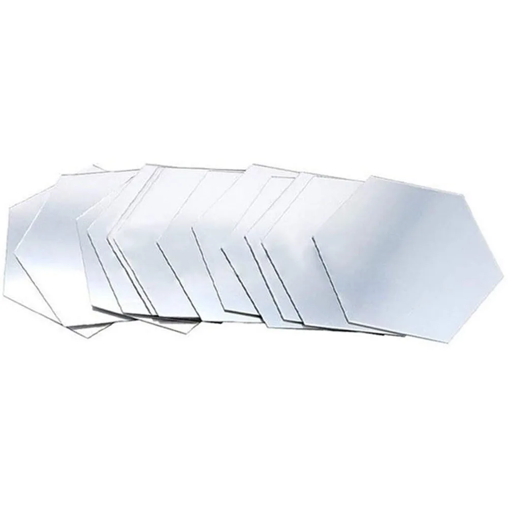 

Зеркальные настенные наклейки, съемные водонепроницаемые самоклеящиеся Стикеры «сделай сам» для спальни, гостиной, настенное украшение (серебристый)