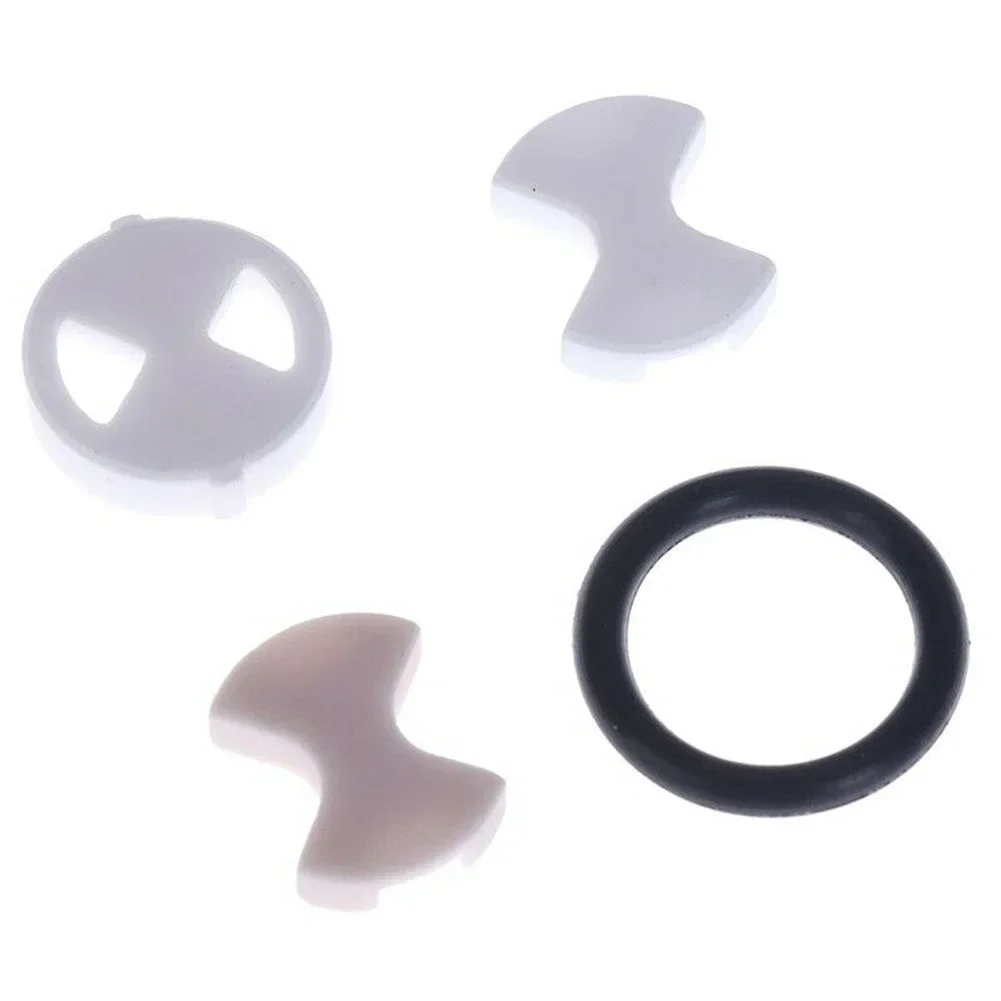 Tap Valve Spool Replacement Quick Opening Valve Water Tap Accessories Ceramic Disc & Silicon Washer Gasket Insert