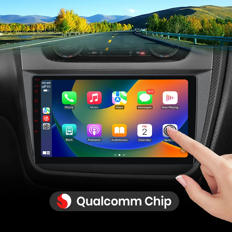 Qualcomm Chip 8 Core für Seat Altea 2004–2015 Toledo 3 CarPlay für Apple Android Auto Autoradio GPS IPS RDS FM WiFi BT 4G