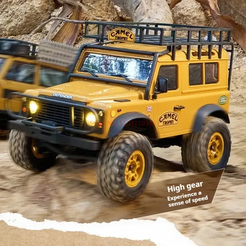 Hot Fms 1/24 Fcx24m Land Rover Series Rc Remote-Controlled Off-Road Vehicle Car Four-Wheel Drive Outdoor Electric Toys Climbing 3