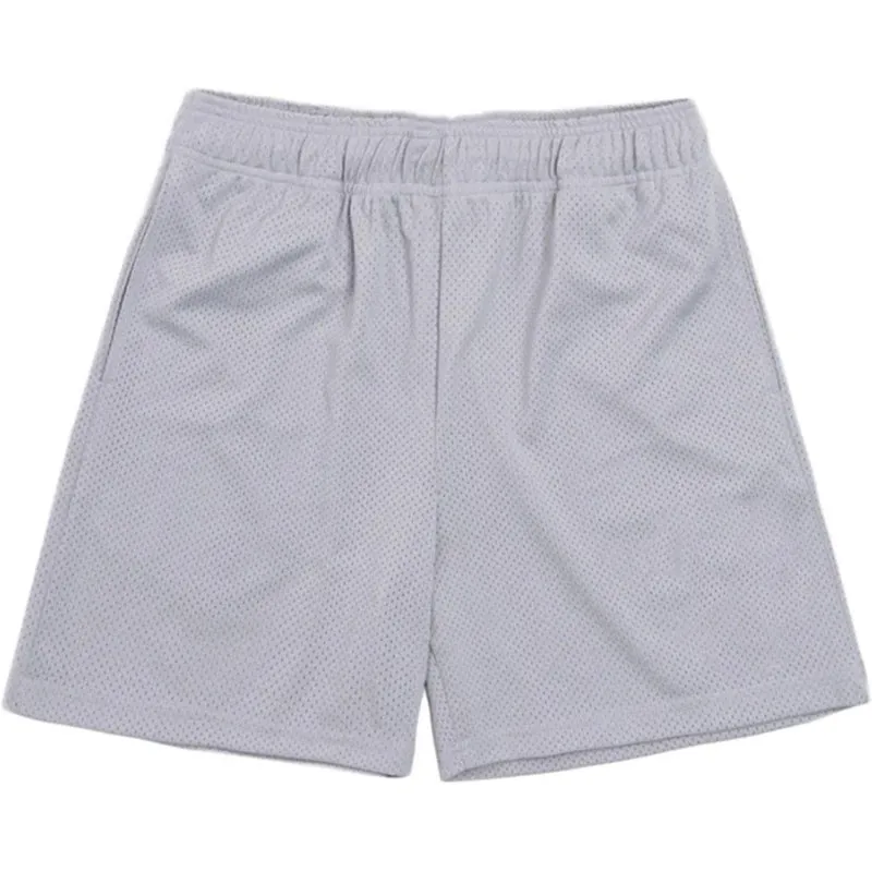 NEW 2023 Muscle Fitness Shorts Mesh Quick-drying Breathable Sports Basketball Shorts Running No Logo Gym Custom logo 4