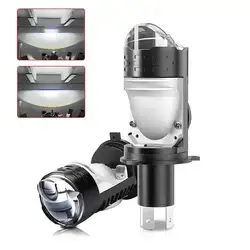 High - Performance H4 LED Headlight with Turbo Fan - 10000LM, 100W, Plug & Play, Wireless Auto Bulb (1pcs - H4)