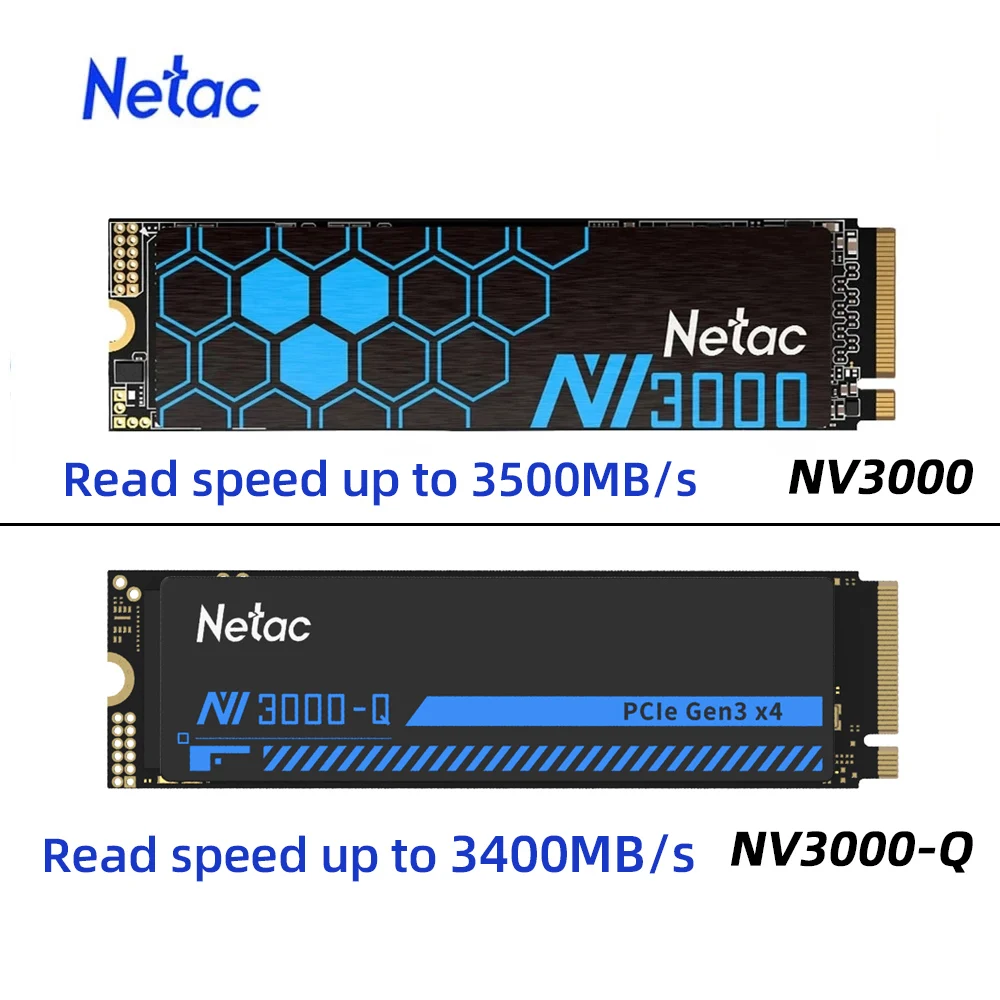 Netac SSD NVMe M.2 250GB 500GB SSD 1TB 2TB Hard Disk M.2 2280 Internal Solid State Drive for Laptop Desktop