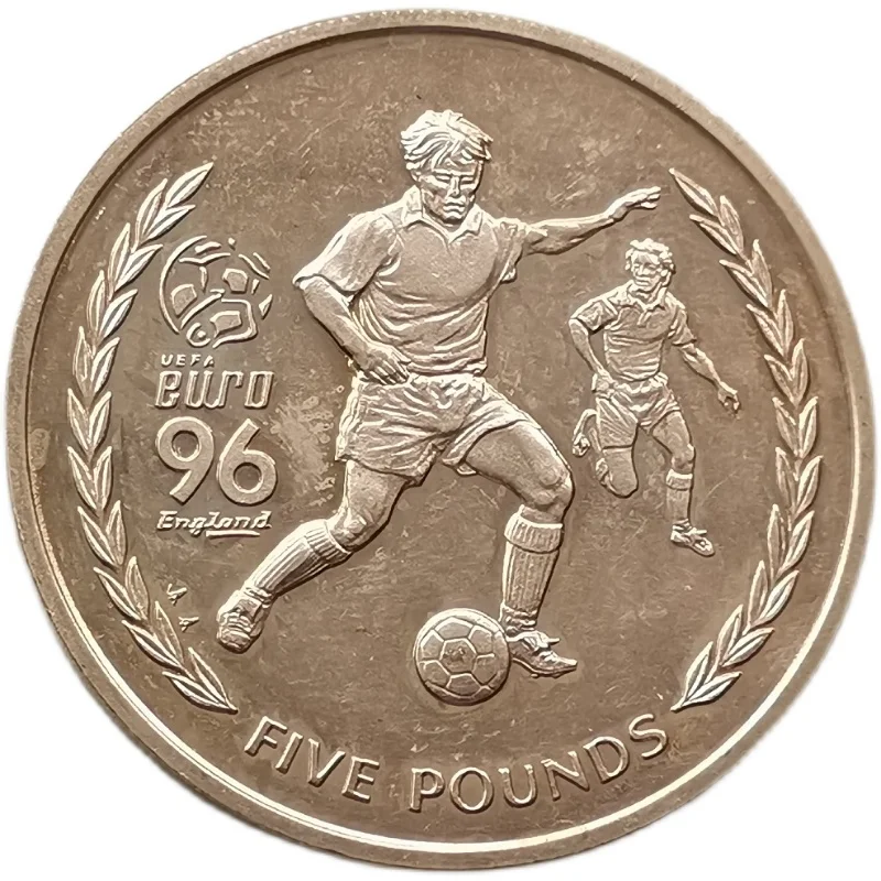 

38mm Football Man 1996 European Cup Football Match Commemorative Coin Large Diameter Copper Nickel Kronor