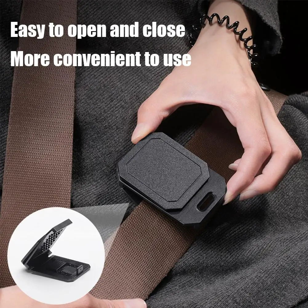 카시트 벨트 조절 클립 고품질 PC 플라스틱 범용 폭 어깨 목 편안함을 위한 오픈/클로즈 버클 포함