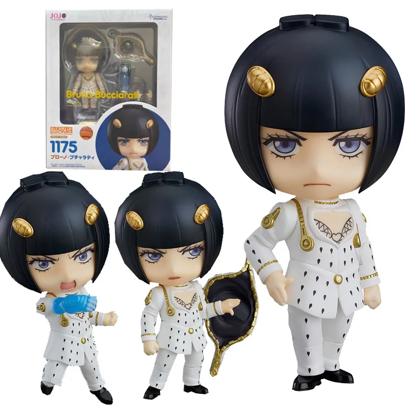 

In Stock Original MEDICOS-E GOOD SMILE GSC 1175 NENDOROID Bruno Buccellati JoJo's Bizarre Adventure Anime Figure Model