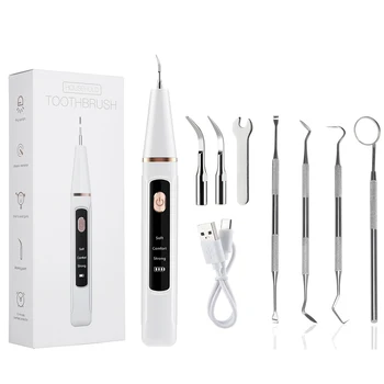 Ultrasonic Electric Teeth Cleaner Household Dental Scaler Tartar Stains Plaque Remover Tooth Whitening Cleaning Oral Care Tools