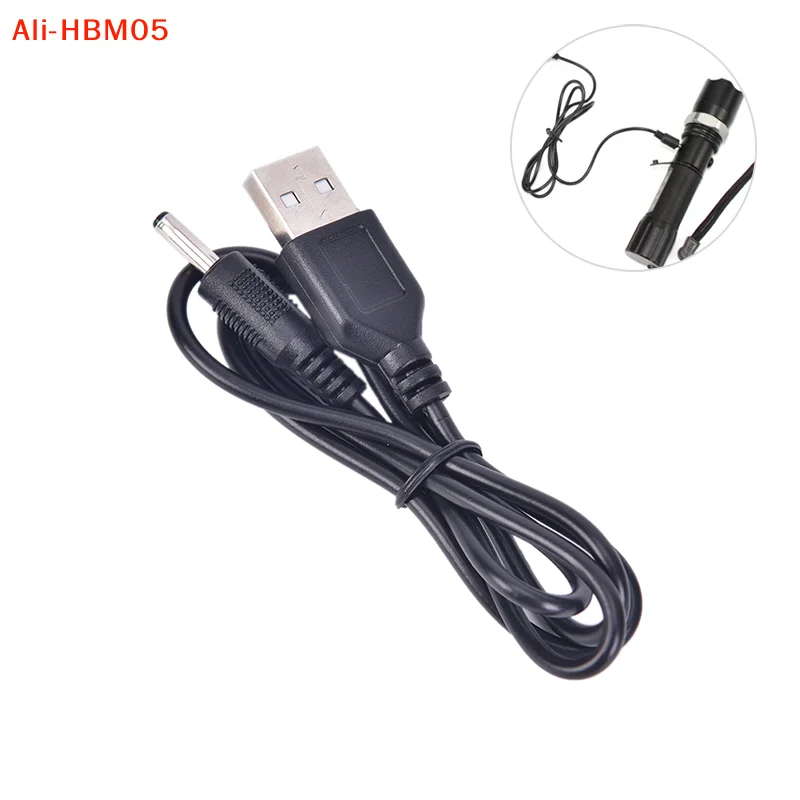 (HB05) LED 손전등 토치용 코드 모바일 DC 전원 충전기 전용 USB 케이블