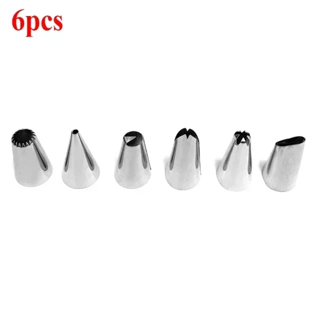 Silicone Pastry Bag Tips Set - Cake Decorating Tools Reusable Nozzles with Pastry Bags