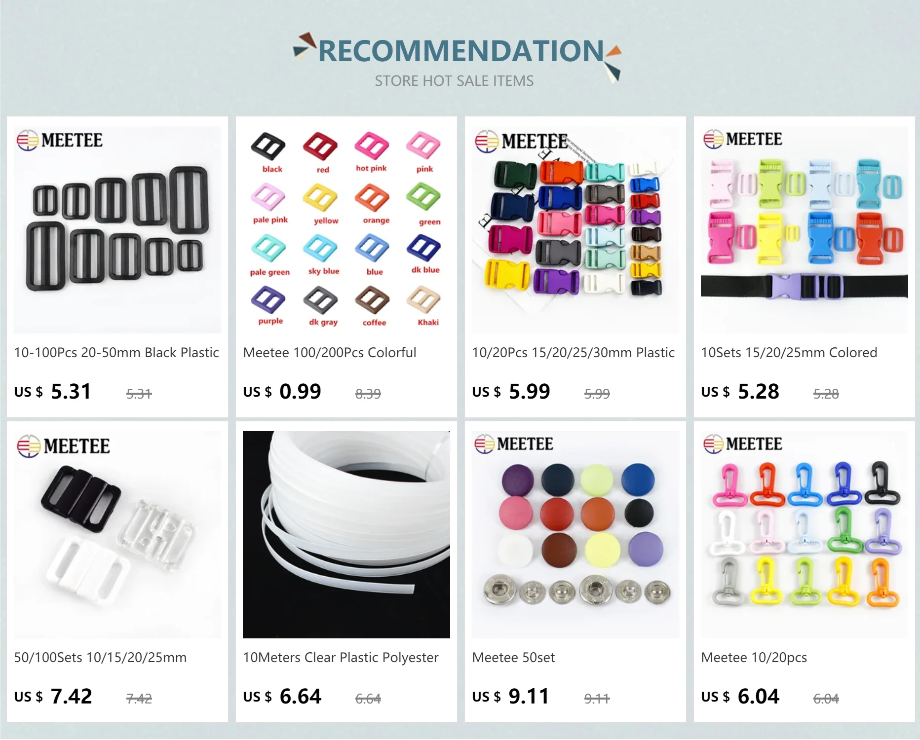 Description Picture 2 of item30pcs Meetee 10mm Plastic Belt Loop Keeper Buckles Dog Collar Harness Backpack Strap Buttons Webbing Anti-slip Garment Accessory