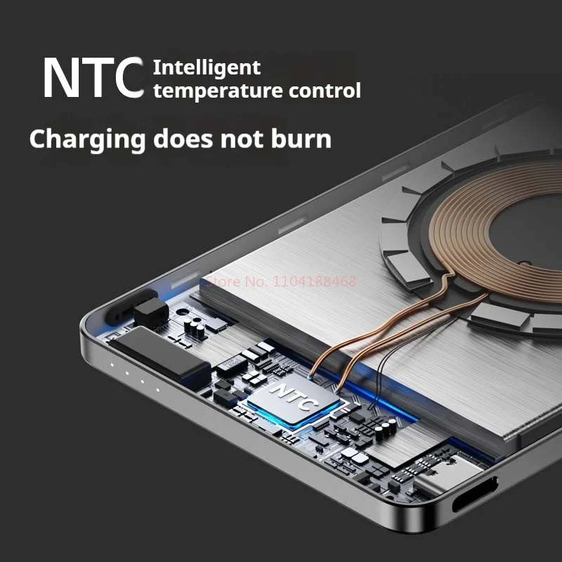 OnePlus Magnetic Power Bank 5000mAh 0.88cm Light and Thin Portable Charge NTC Intelligent Temperature Control Custom PowerBank 6