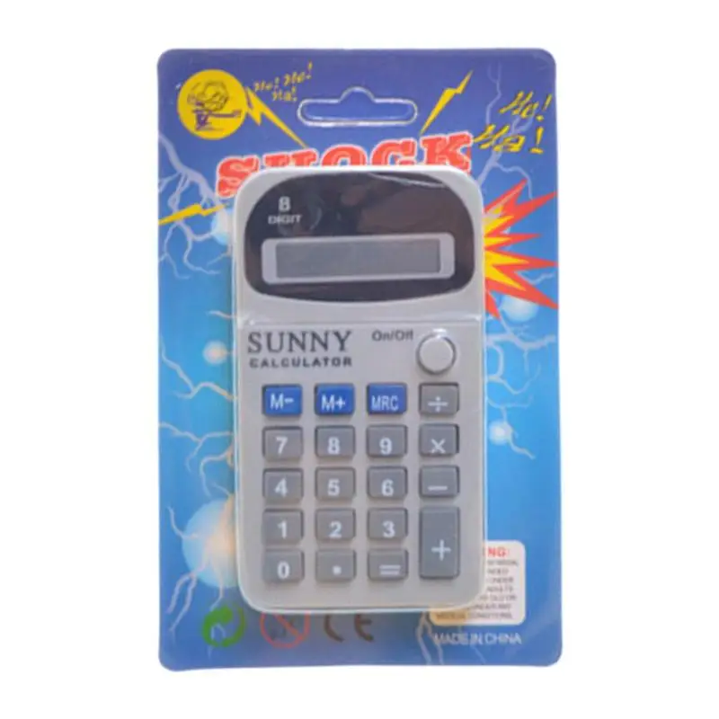 

Electric Prank Toys Fake Calculator Toy Electric Joke Gadget Joke Funny Gadget For Holiday Party Birthday Halloween Party For