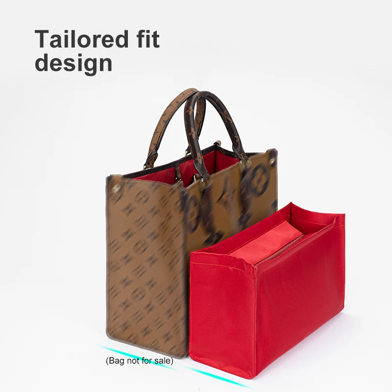 Fits for Onthego Nylon Insert Bags Organizer Makeup GG Handbag