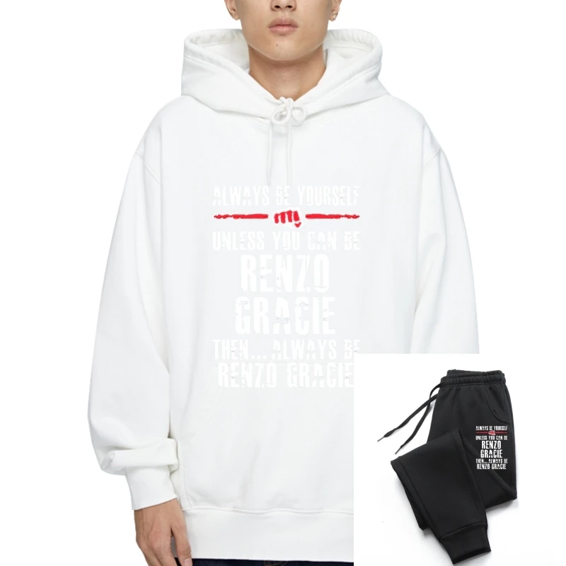 

Renzo Gracie Be Yourself Martial Arts Fighter Fan Pullover