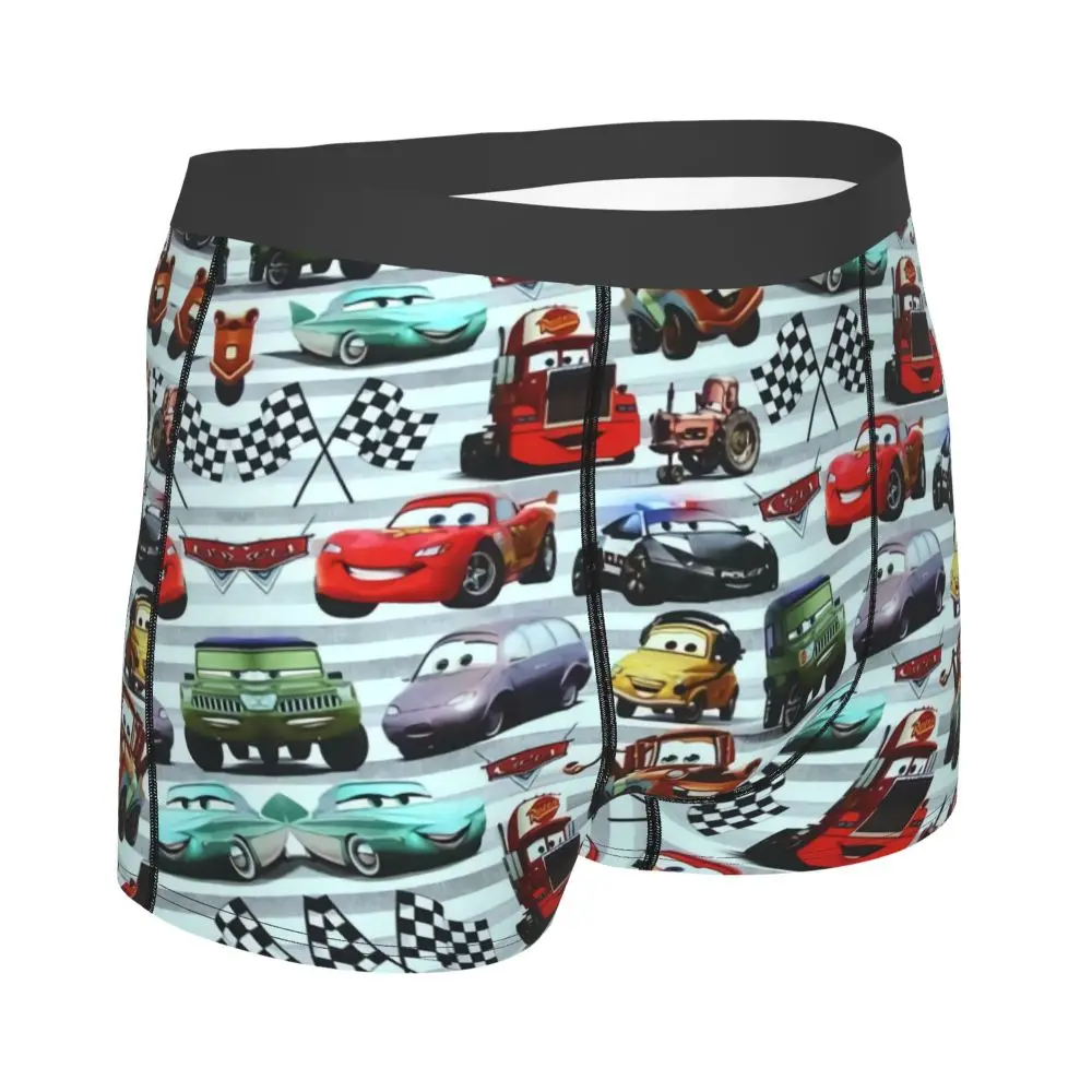 Custom Lightning McQueen Car Collage Boxers Shorts Men's Briefs Underwear Cool Underpants