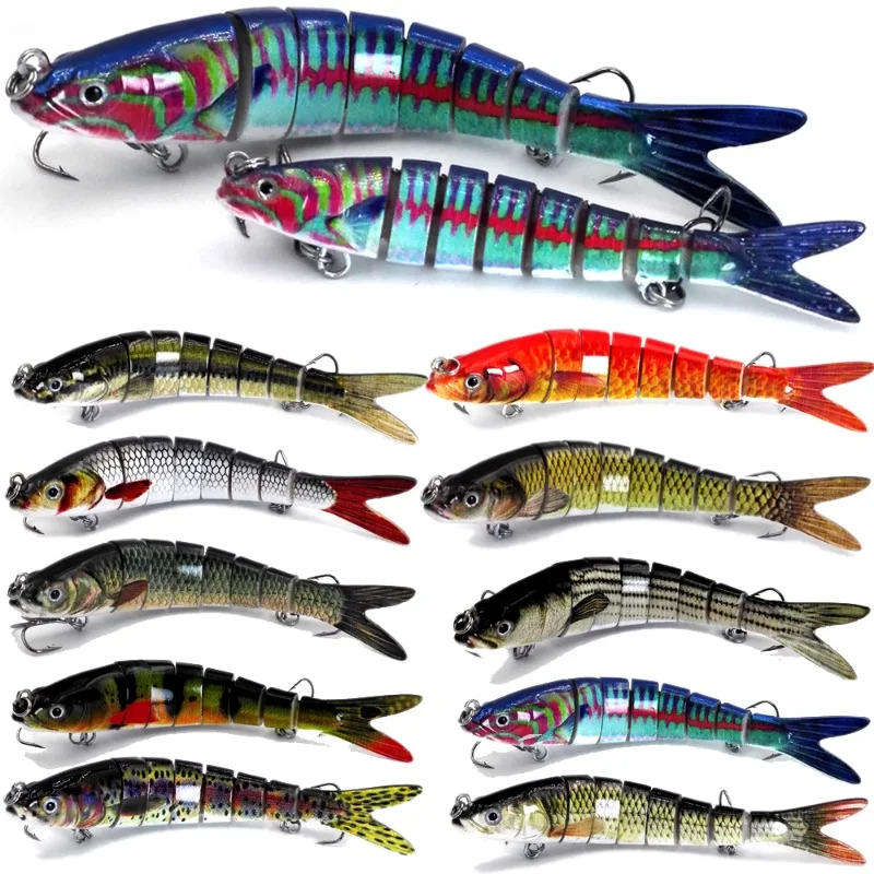 

Рыболовные приманки Swimbaits для форели, окуня, Судака, рыбы-хищника, медленно тонущие бионические приманки для плавания, 7-26 г