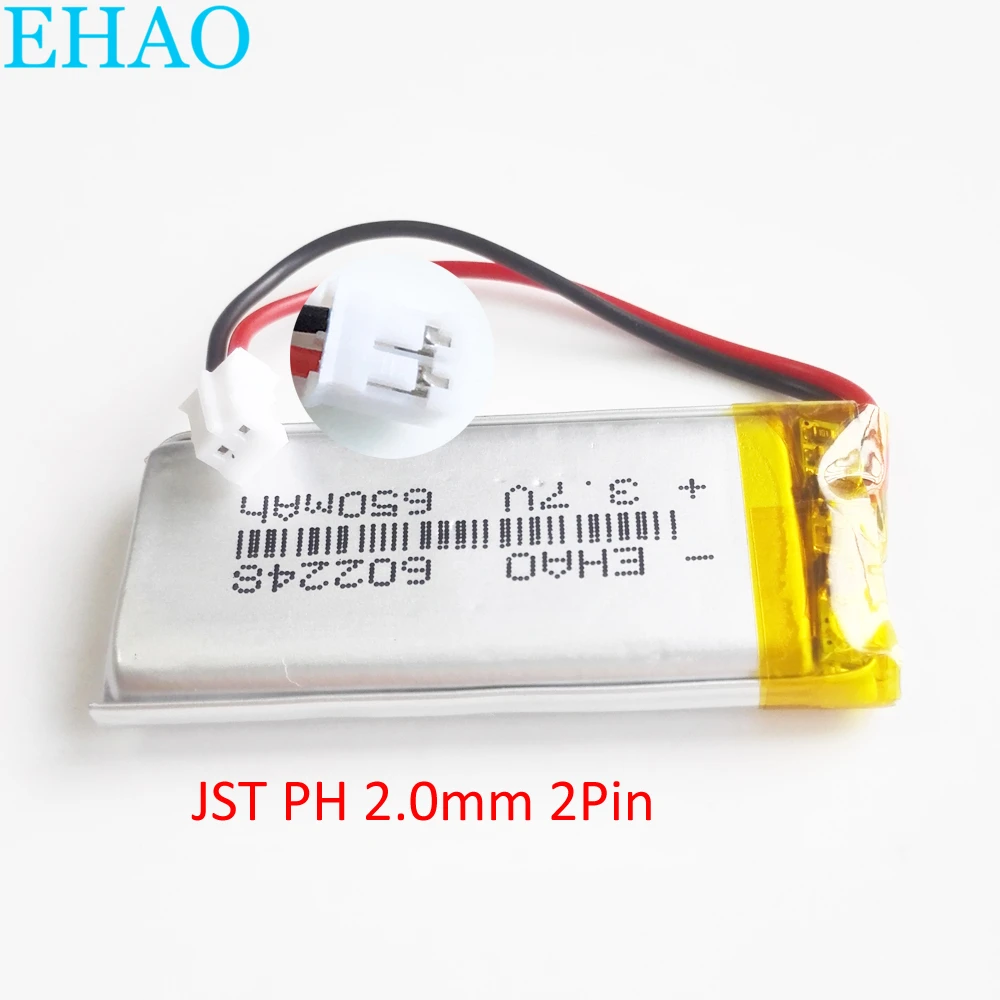 Rechargeable 3.7V 600Mah 602248 Li Polymer Ion Battery For Mp4 Mobile