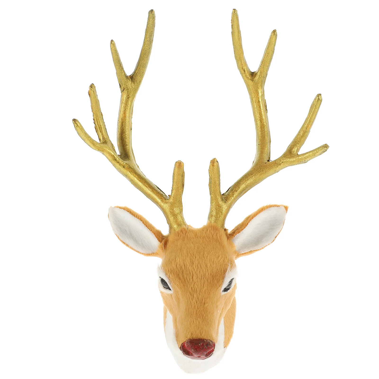 

Simulation Elk Head Decor Party Elk Head Statue Desktop Fake Deer Head Ornament