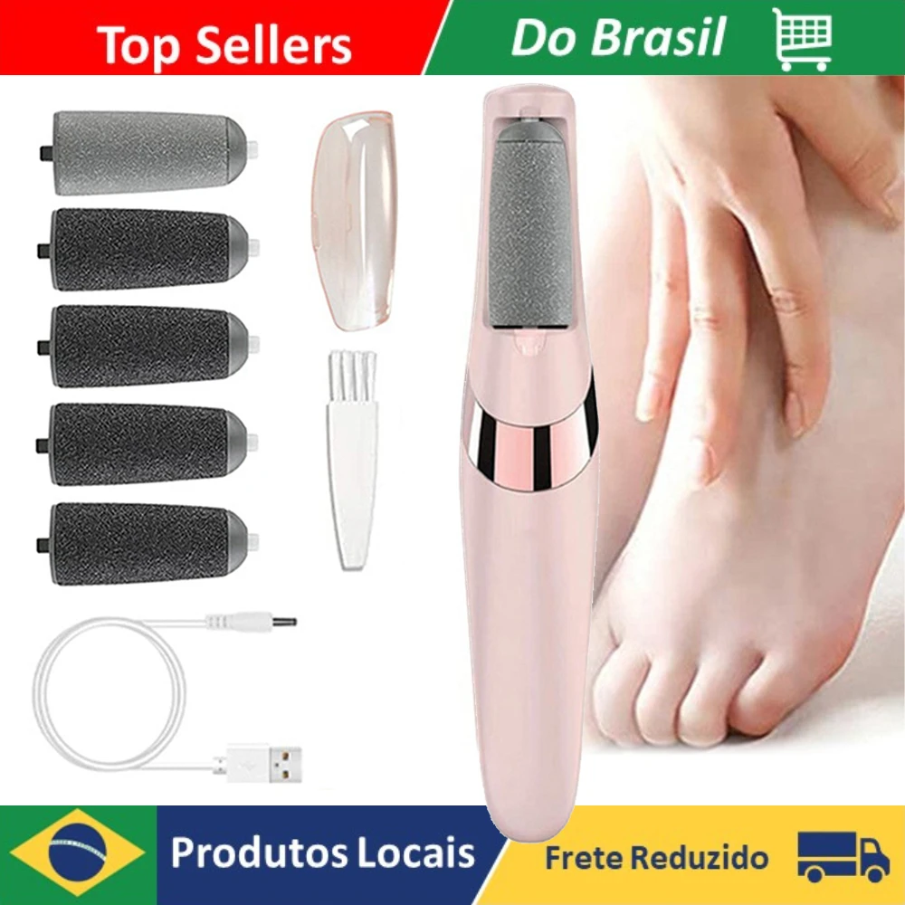 Electric Foot File For Heels Grinding Pedicure Rechargeable Tools Foot