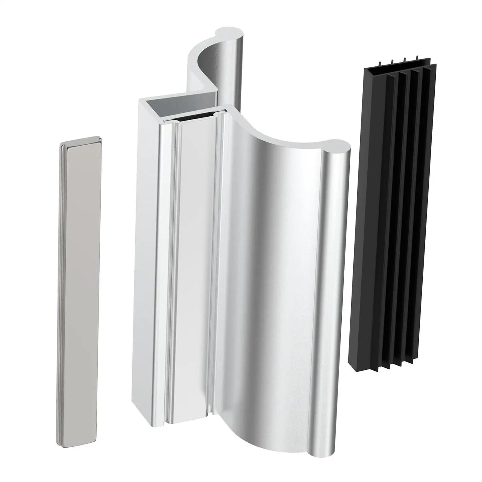 Frameless Shower Door Handle Sturdy Parts for Glass Shower Doors Home Hotel 3