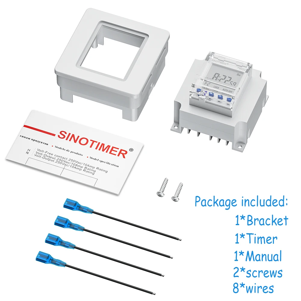 Two Groups Output Separate Control 7 Days Weekly Programmable 2 Channels Timer Switch Time Min. 1 Second Interval Clock 5