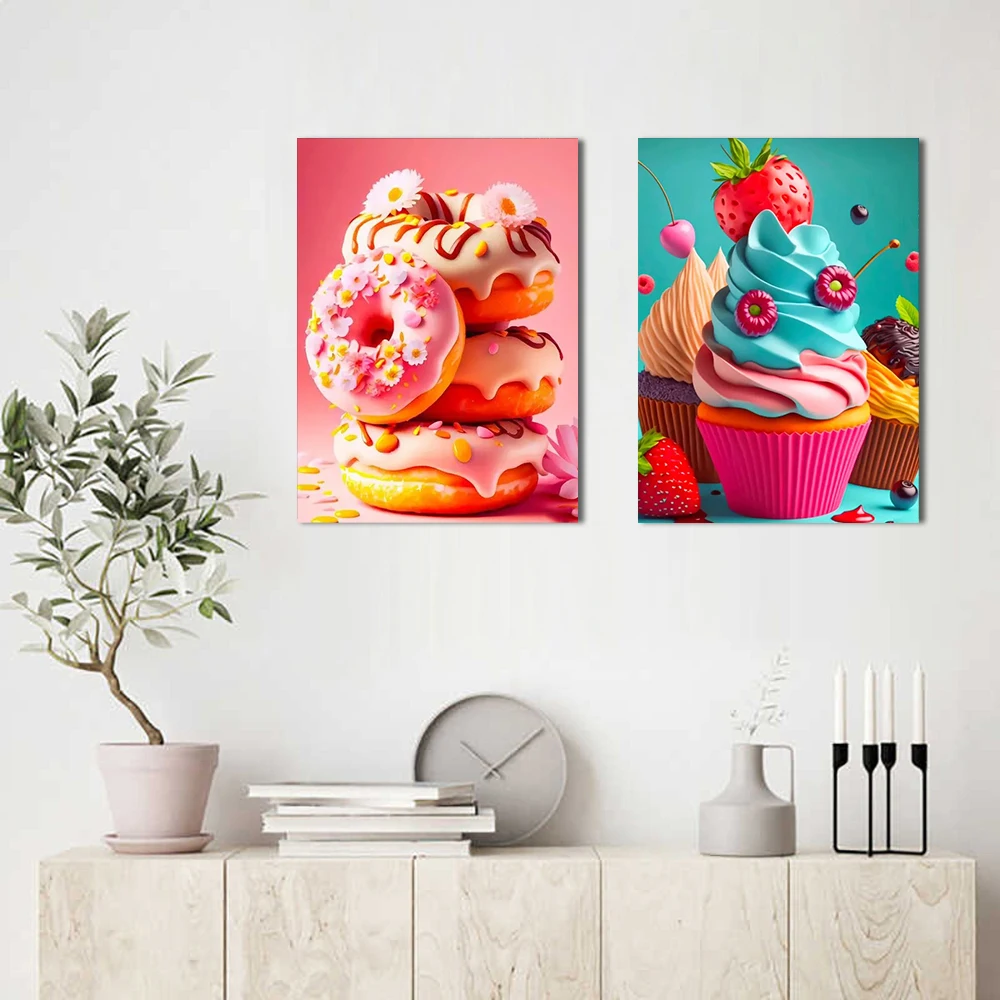 DIY 5D Diamond Painting Kit-Cupcake 