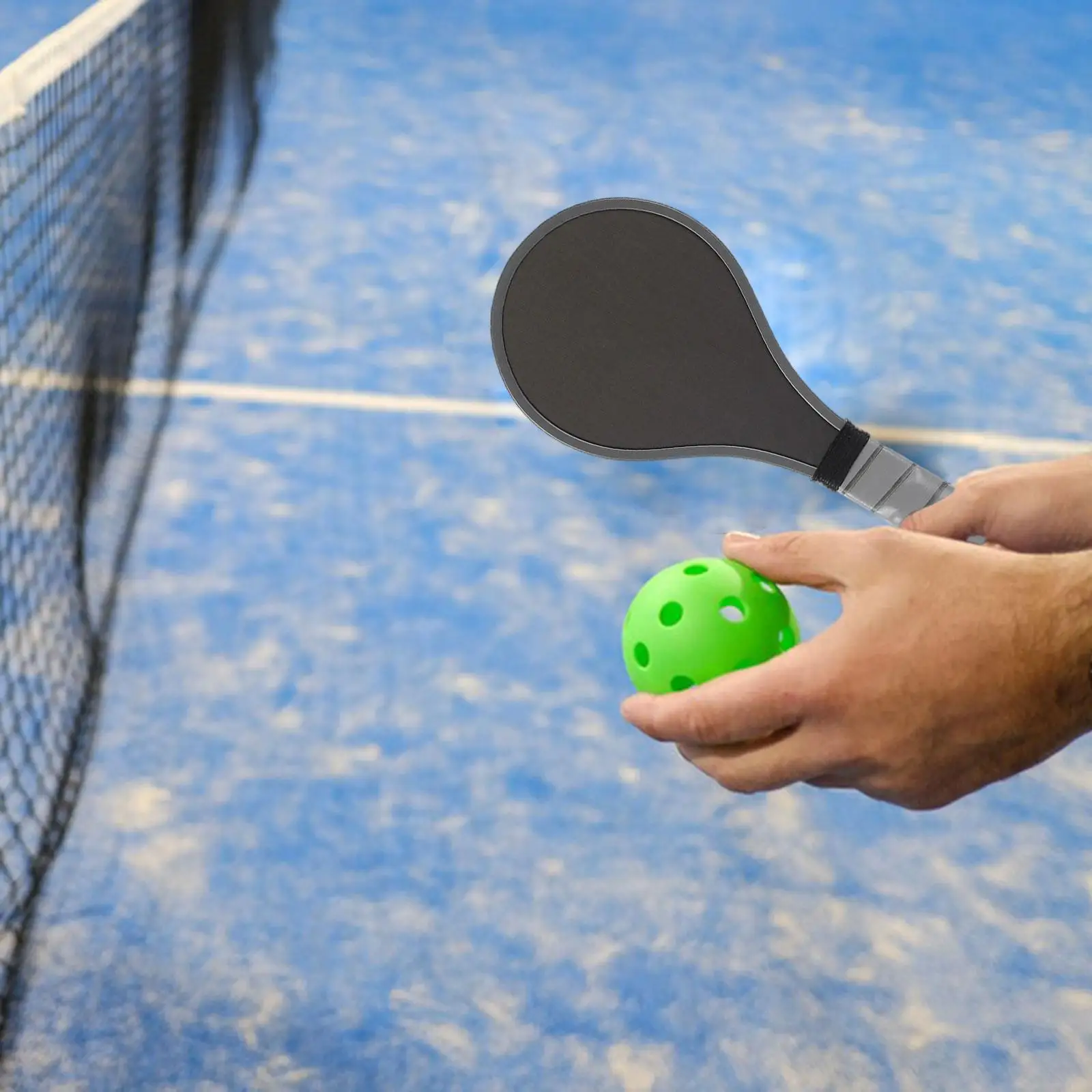 Non-Slip Pickleball Paddle Durable Carbon Fiber Sweet Spot Training Pickleball Racket for Indoor Outdoor Sport Training Supplies