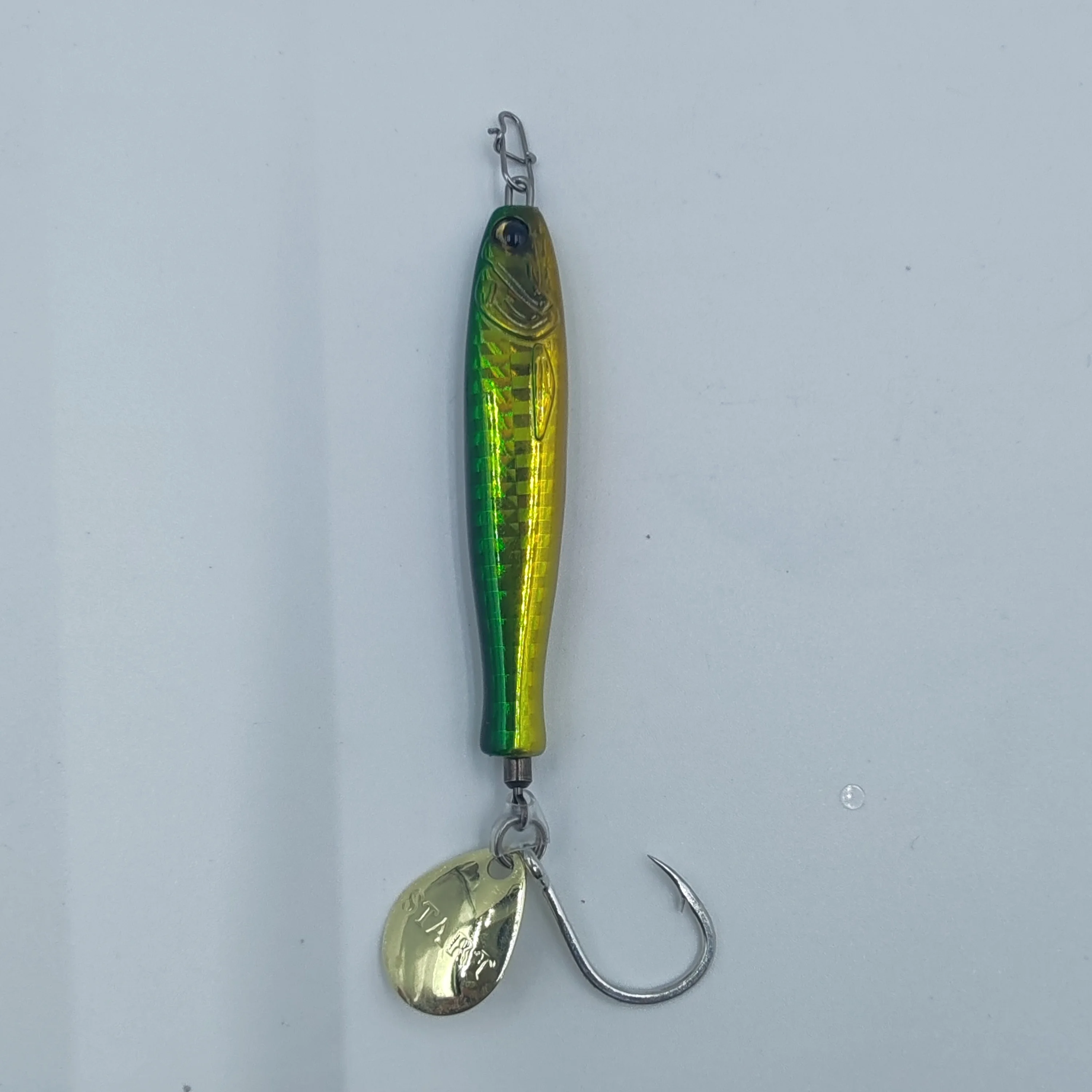 Fisch aus Wolframstahl mit hoher Dichte, eingebettete Drehvorrichtung, austauschbare Drehplatte