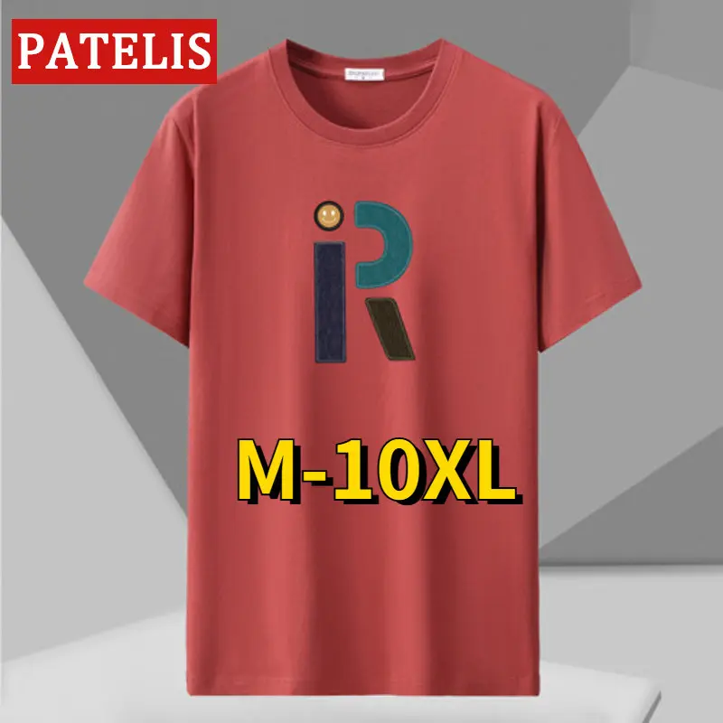 

Men's short sleeved t-shirt round neck loose oversized men's top