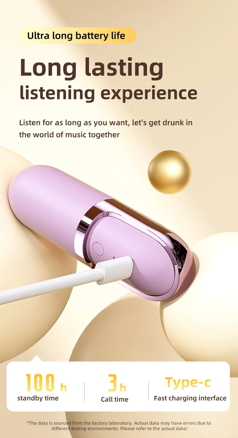 Vibration Roller Earphones Bluetooth Touch Control