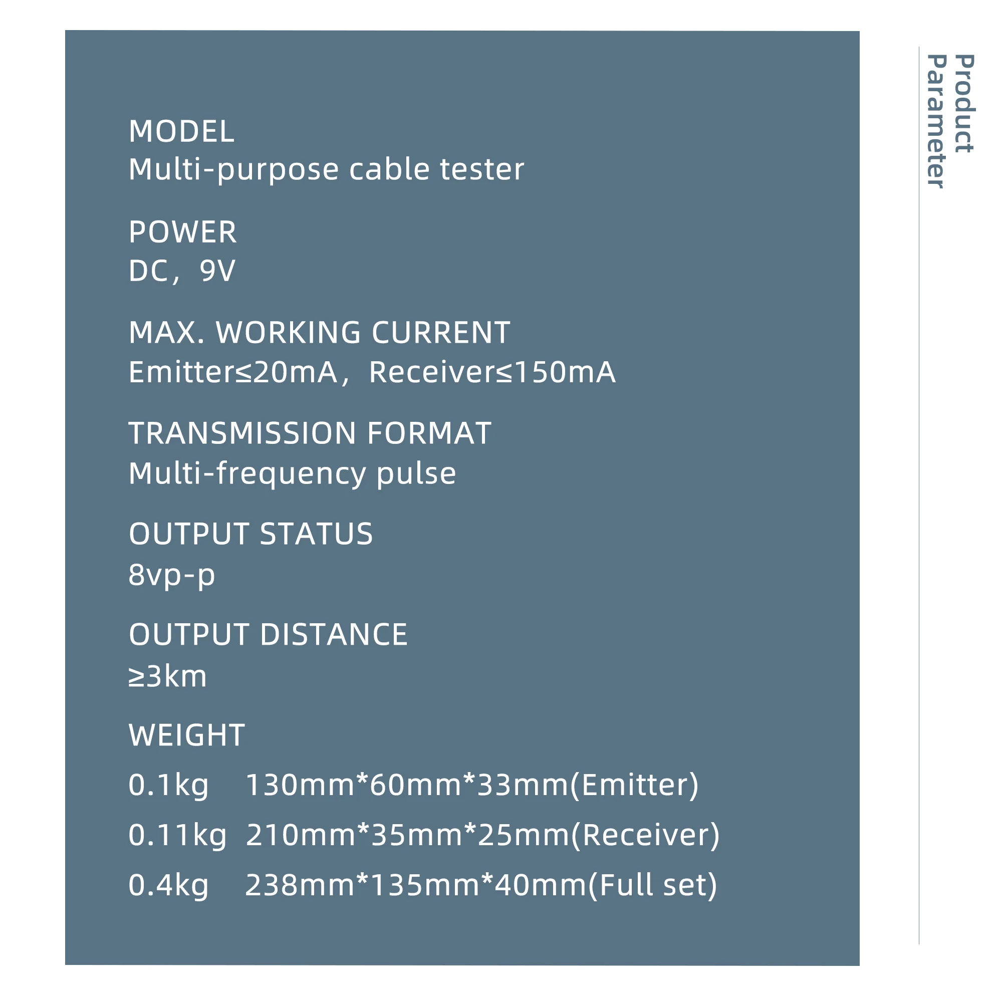 KELUSHI-rastreador de Cable telefónico TM-8, Detector de línea óptica, RJ11, RJ45, Cat5, Cat6, Ethernet, LAN